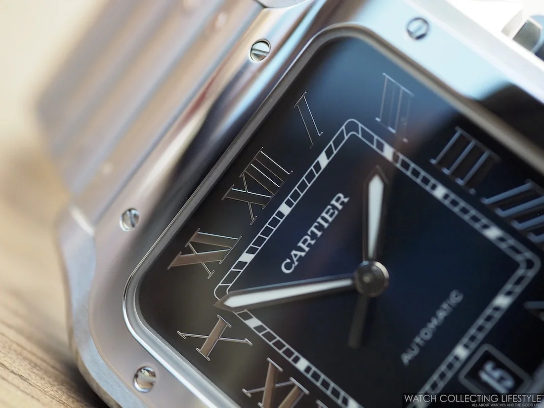 2019 blue cartier santos large new arrivals